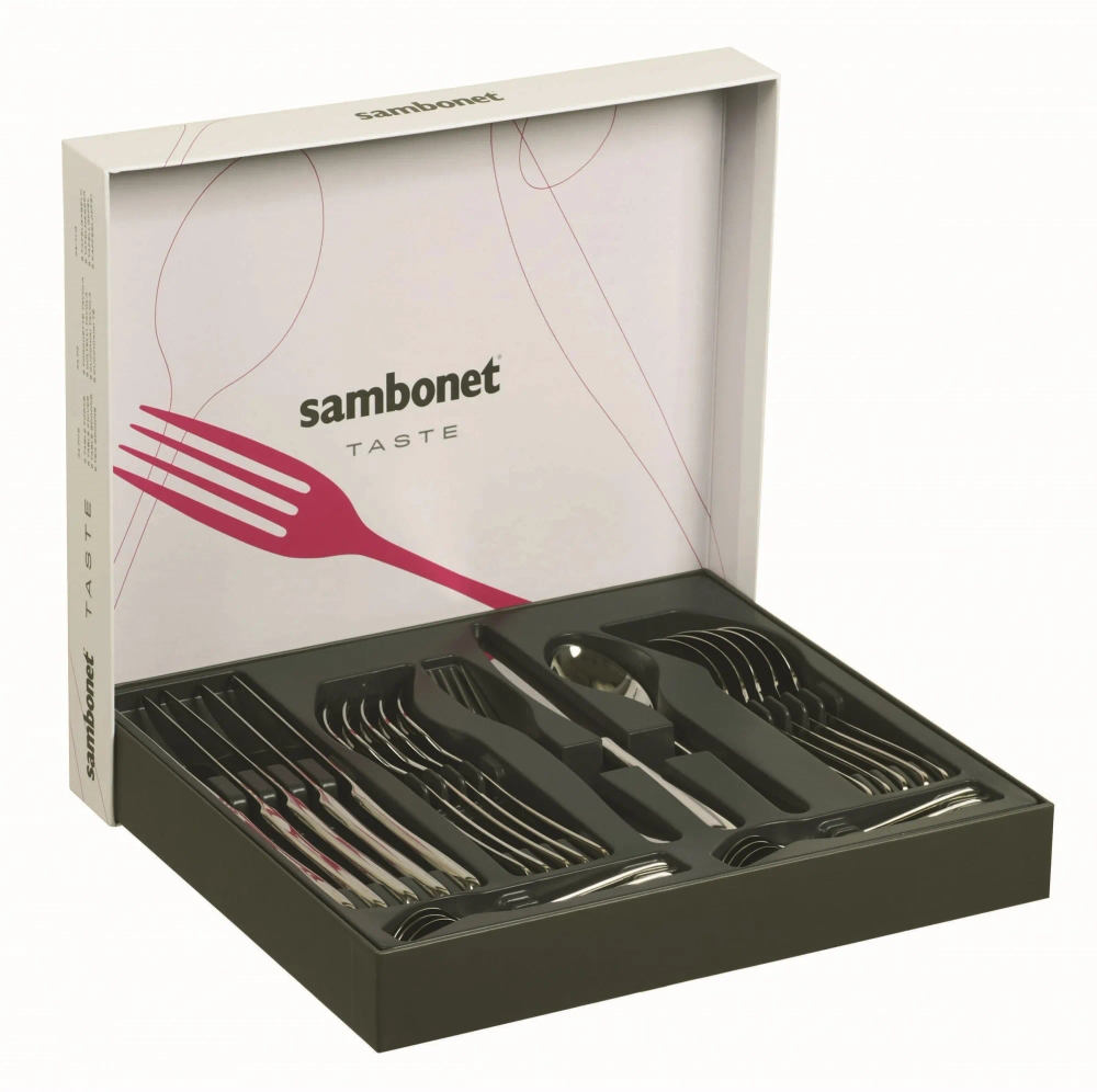 Sambonet Набор столовых приборов «Вкус» 24 предмета (6 персон) inox 5255381