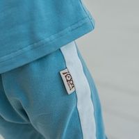Легинсы со спущенным шагом "Синяя дымка"