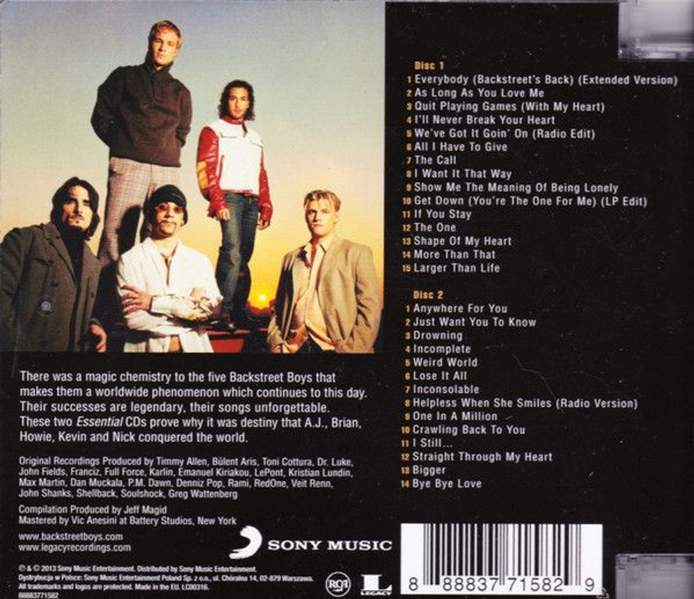 Backstreet Boys — The Essential Backstreet Boys (CD)