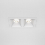 Встраиваемый светильник Alfa LED 4000K 2x10Вт 36° Dim Triac DL043-02-10W4K-D-SQ-W. TM Maytoni