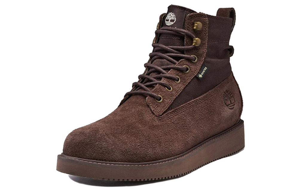 Timberland 6 Inch Premium Waterproof Vibram Wide Fit Boots "Dark Brown"