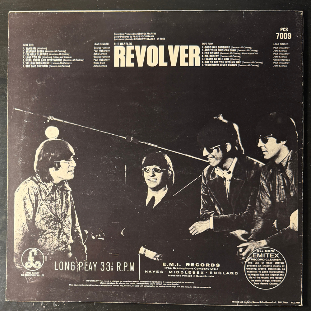 The Beatles ‎– Revolver (Англия 1980г.)