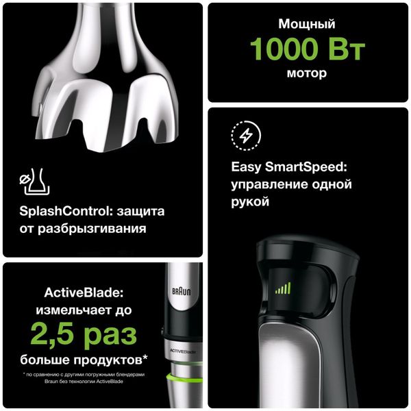 Погружной блендер Braun Multiquick 7 MQ7075 X