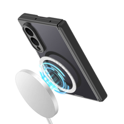 Чехол усиленный с черными рамками и с MagSafe для Samsung Galaxy Z Fold 8, серия Expn Series Magnetic от Dux Ducis