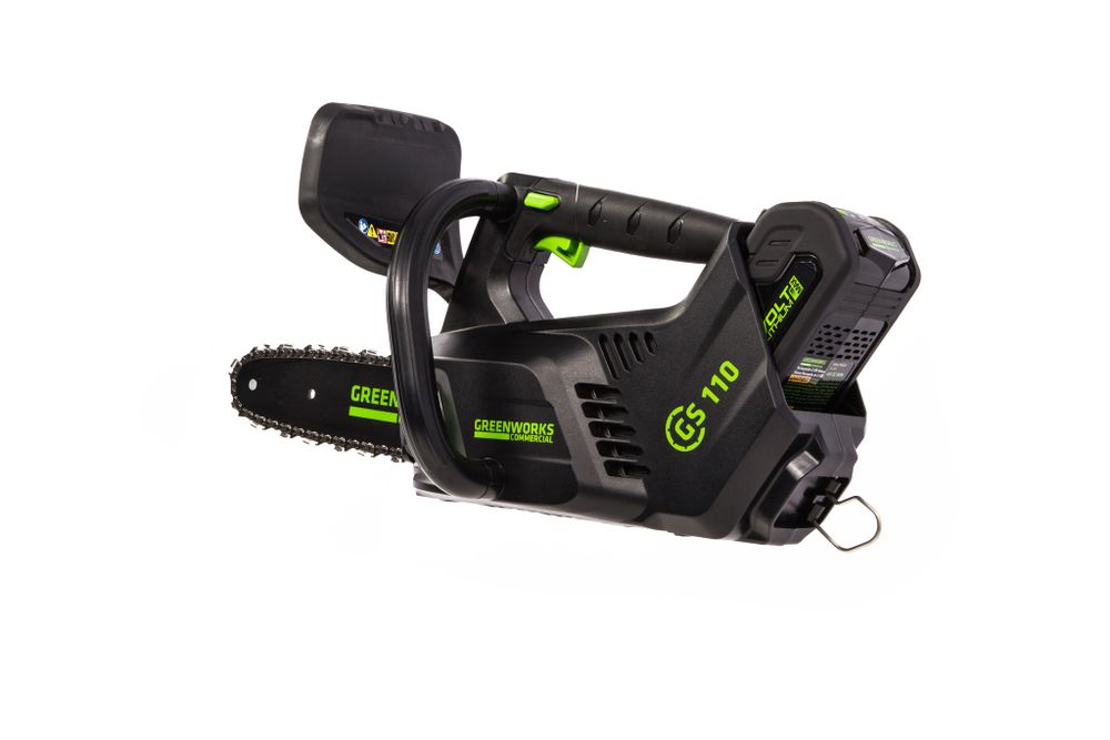 Аккумуляторная цепная пила Greenworks GD40TCSK5,2003807UG, 40v, 25 см, АКБ 5 А·ч и ЗУ