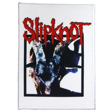 Нашивка Slipknot белая (054)