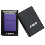Зажигалка фиолетовая матовая Zippo Classic Purple Matte
