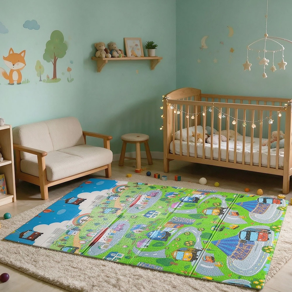 Коврик игровой складной 1,2м*1,8м*0,8см, BZ-P12M