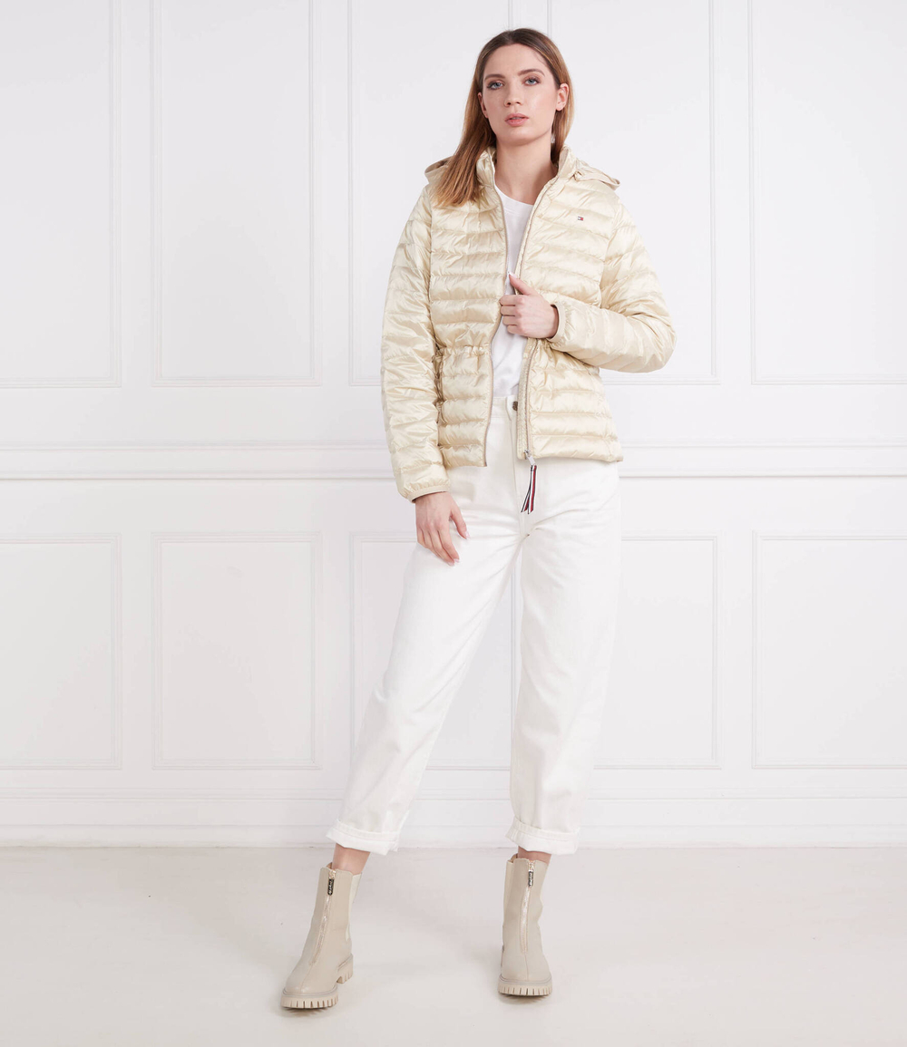 пуховая куртка feminine Tommy Hilfiger - бежевый(WW0WW37264)