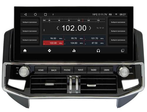 Магнитола для Mitsubishi Pajero 4 2006-2022 - Kuberg ZH-M1207 монитор 12.3" в стиле "Лексус" на Android 12, Быстрая, CarPlay, SIM-слот