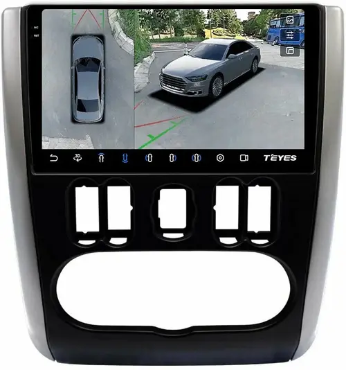 Магнитола для Nissan Almera 2013-2019 - Teyes CC3-2K-360 на Android 10, Быстрая, 2K QLED, CarPlay, 4G SIM-слот, 4 камеры в комплекте
