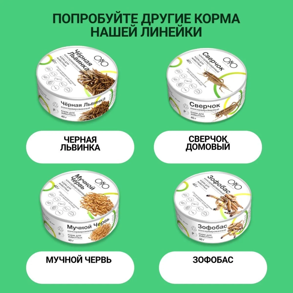 Микс из насекомых консервированный ONTO, 40 г