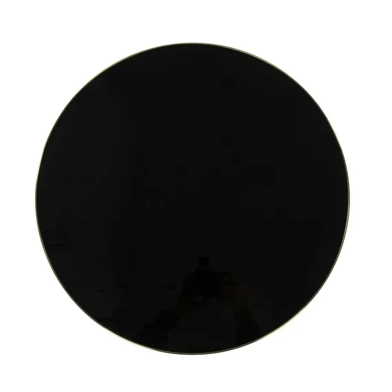 Кофейный стол Vaso Glass Ø50х53 см, желтый