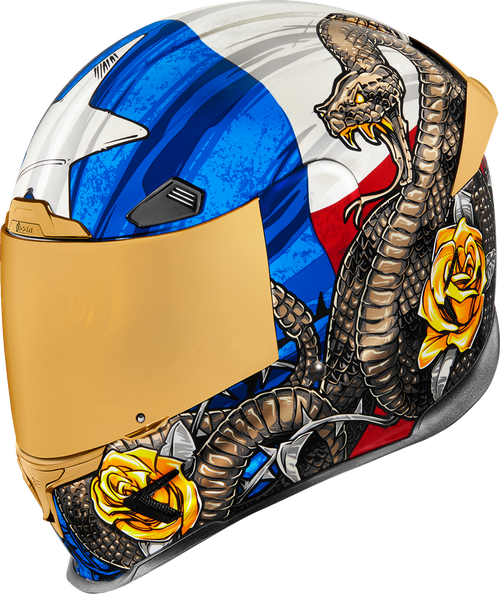 Купить Мотошлем Интеграл Icon Airframe Pro Tejas Libre Helmet / Золотой