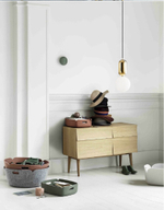 Pendant design lamp Aballs  by Parachilna (Black,  D15)