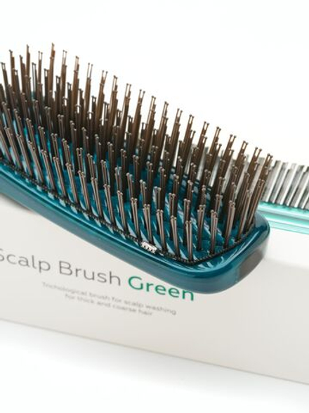 Расческа Majestic Scalp Brush изумруд
