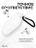 Чехол для Airpods Pro 3 Gurdini прорезиненный soft touch c карабином Полупрозрачный