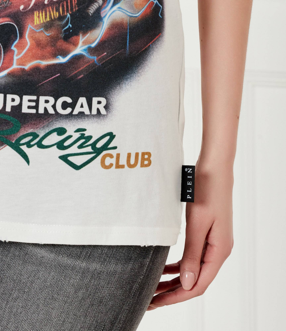 Футболка Racing Club Philipp Plein - белый(WTK3701 PJY002N)