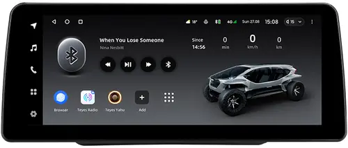Магнитола для Volkswagen T5, T6, Tiguan, Passat, Polo, Jetta, Amarok, Golf и др., Skoda Fabia, Rapid - Teyes LUX ONE монитор 12.3" 2K QLED на Android 10, Быстрая, CarPlay, 4G SIM-слот
