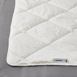 Полутороспальное одеяло IKEA RODKORVEL (РЁДКЁРВЕЛ), Стеганое, Зимнее, Белый, 150х200 см