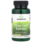 Swanson Vitamins, Экстракт оливковых листьев, 750 мг, 60 капсул