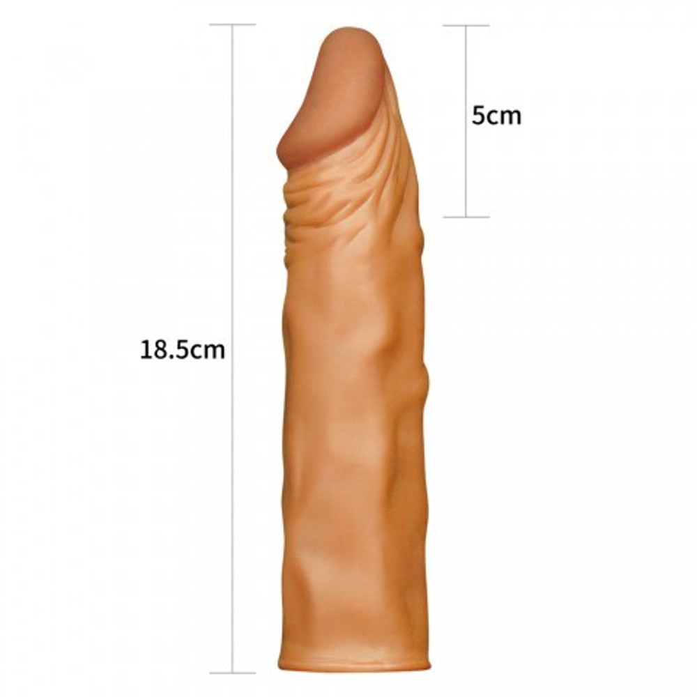 Насадка на пенис Pleasure X-TENDER (18,5*4,3)