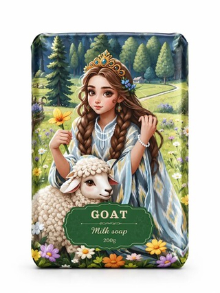 Мыло туалетное "Козье молоко" YUE LI JIA Goat Milk Soap 200 гр