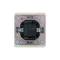 Переключатель проходной одноклавишный KRANZ Miele Round Шелк KR-78-0708-7