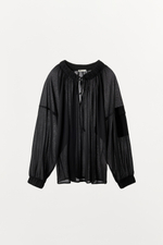 РУБАШКА С ПРОЗРАЧНЫМИ ВСТАВКАМИ — ZARA