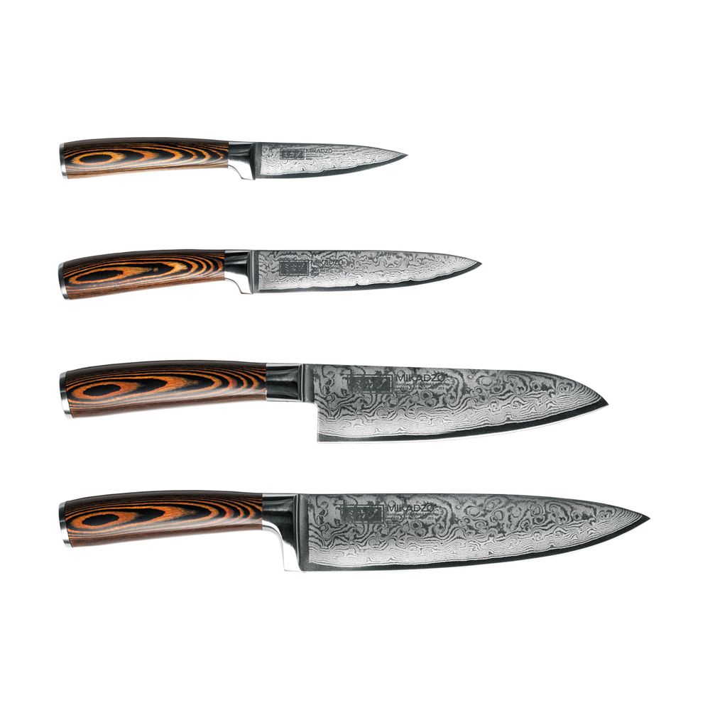 Набор ножей Damascus Suminagashi-SET Набор ножей Damascus Suminagashi-SET