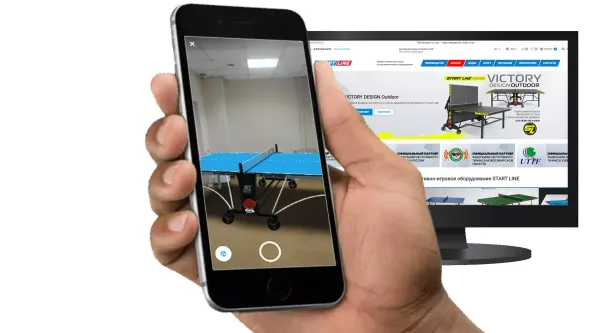 3D визуализация и виртуальная примерка теннисных столов Start Line 3D визуализация и виртуальная примерка теннисных столов Start Line
