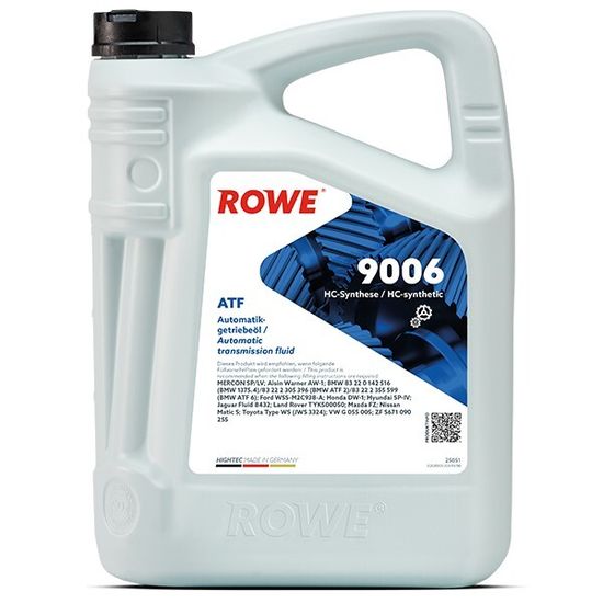 HIGHTEC ATF 9006 ROWE Трансмиссионное масло АКПП 5 Литров