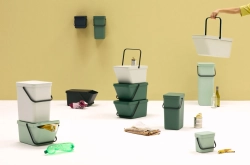 Brabantia Контейнер для мусора Sort & Go 20л для сортировки, серый 277726