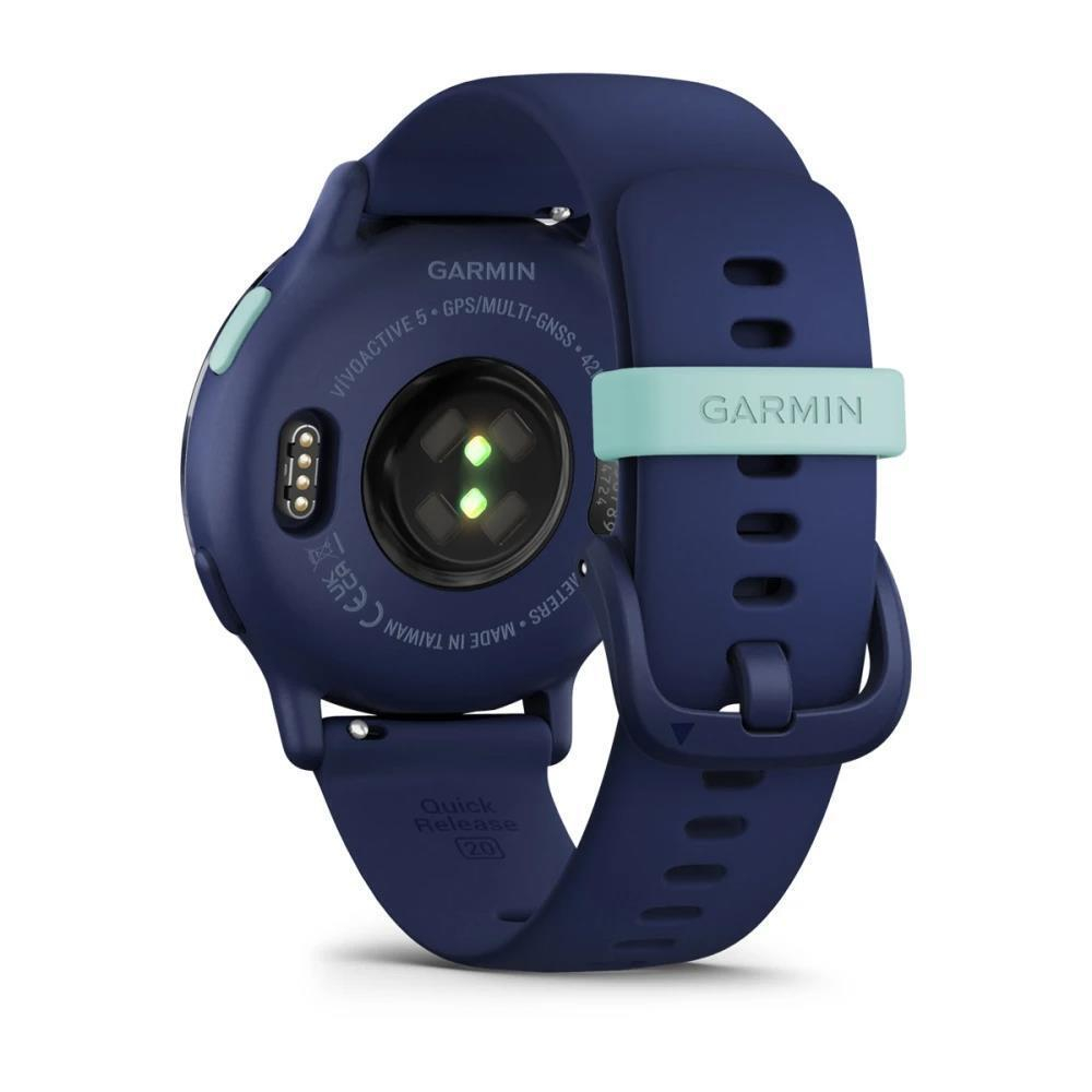 Часы Garmin Vivoactive 5 Metallic Navy cиний, 010-02862-12
