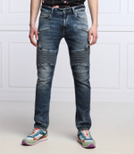 джинсы pin tuck moto GUESS - голубой(M2GAS2 D47I6)