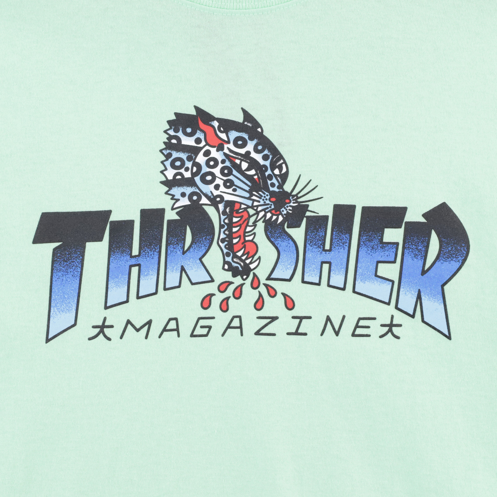 Футболка Thrasher Leopard Mag (mint) артикул: - купить в магазине Дайс
