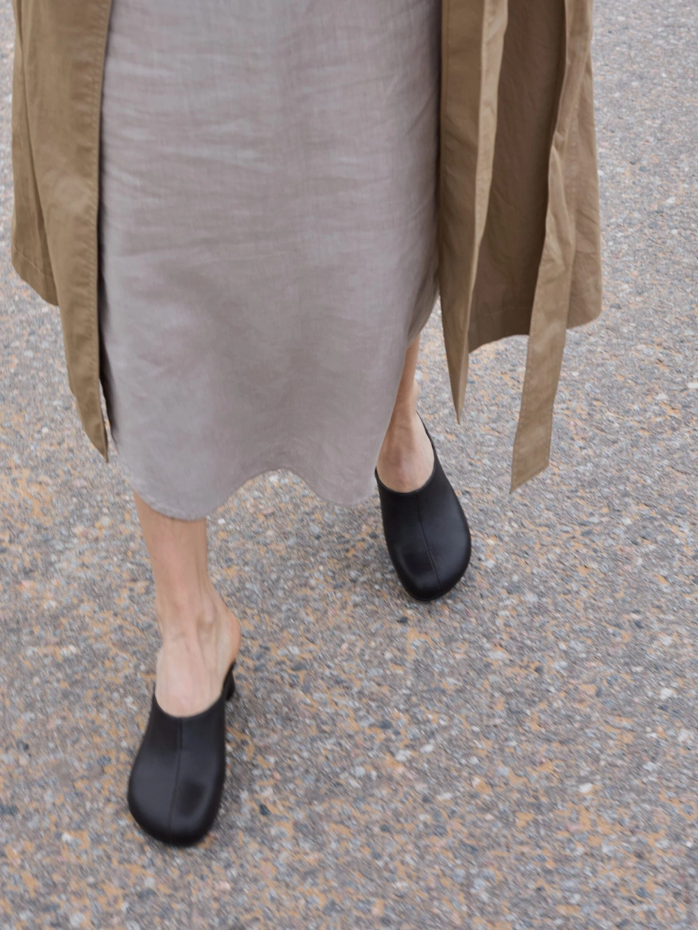 Мюли женские FLIP HEEL DARK