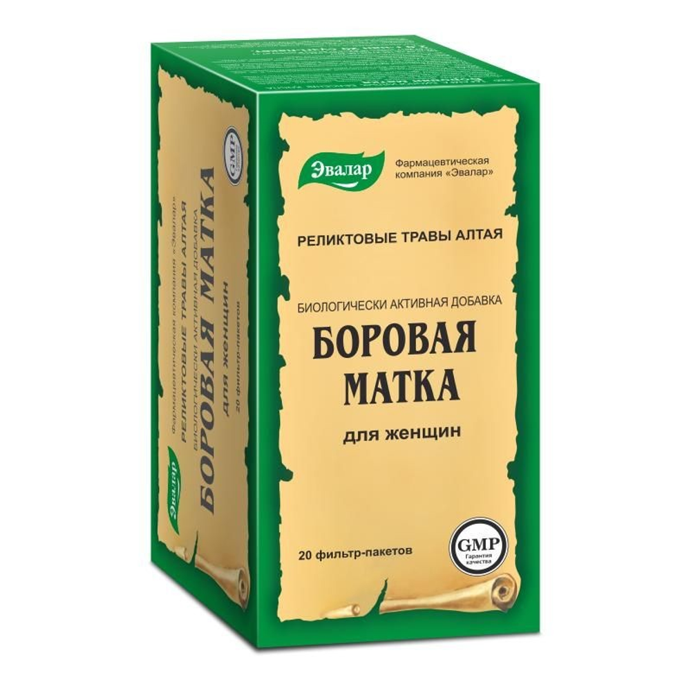 Боровая матка Эвалар, 2 г × 20 фильтр-пакетов