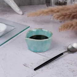 Соусник молочник 60 мл d 6,2/5 см h3,5 см круглый керамика Sea Blue Frutti di Mare P.L. [1]