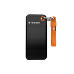 Внешний накопитель Verbatim Pocket SSD, 512GB USB 3.2 Gen 2 R/W 1000/1000 МБ/с, черный/оранжевый