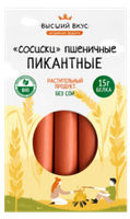 Сосиски постные «Пикантные», 200 г, Высший вкус
