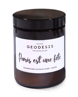 Свеча ароматическая Paris Est Une Fete Geodesis Черный
