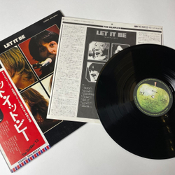 Винтажная виниловая пластинка LP The Beatles Let It Be (Japan 1976) (Obi) Dig A Pony