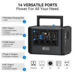 Электростанция портативная 1024WH 360000mAh 1200W Flashfish TELLUS-T1200s