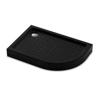 Душ. поддон Veconi TZ55LB Арт. TZ55LB-12080-C5 Акриловый (1200x800x150, черный, асимметричный, ле