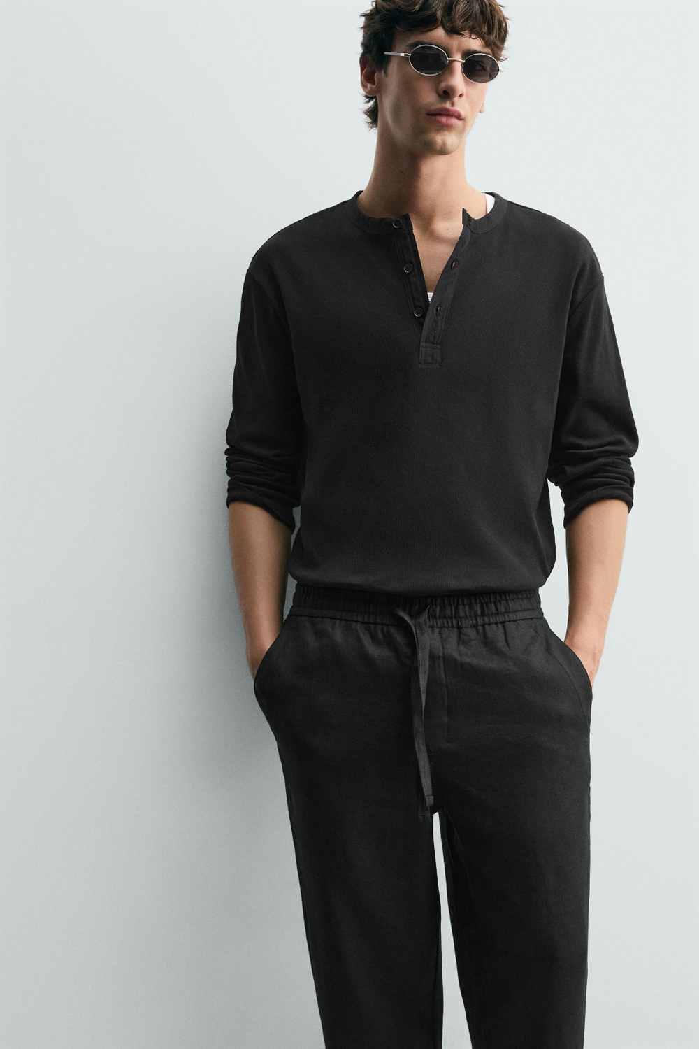 БРЮКИ СВОБОДНОГО КРОЯ ИЗ 100% ЛЬНА — ZARA · 5070/902