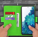 Стильный чехол-книжка из кожи для XIAOMI REDMI NOTE 10 / 10S и POCO M5s с отделом для наличных, 3 слотами для карт и подставкой