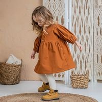 Платье фланелевое "Шафран"