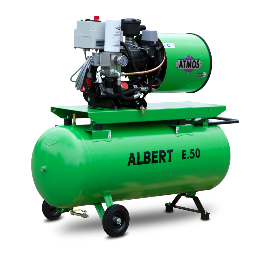 Винтовой компрессор Atmos Albert E 50-R с ресивером — Фото №1 