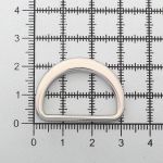 Полукольцо литое металл 25.0 мм (in), (внешн. 31х23 мм), плоское, 10 шт, никель ГР, 6880